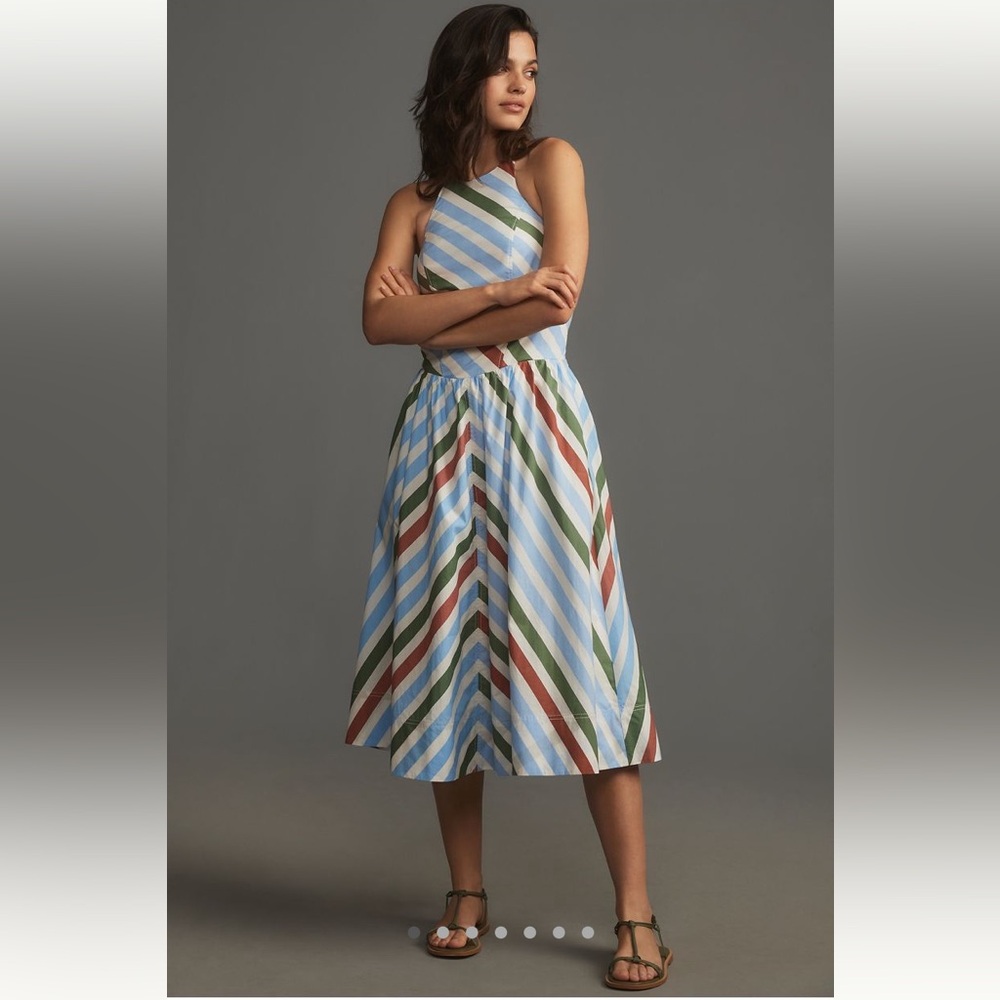 Maeve Halter Midi Sundress